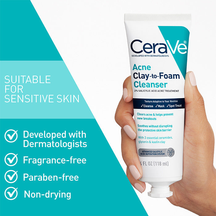 Acne Clay To Foam Cleanser
