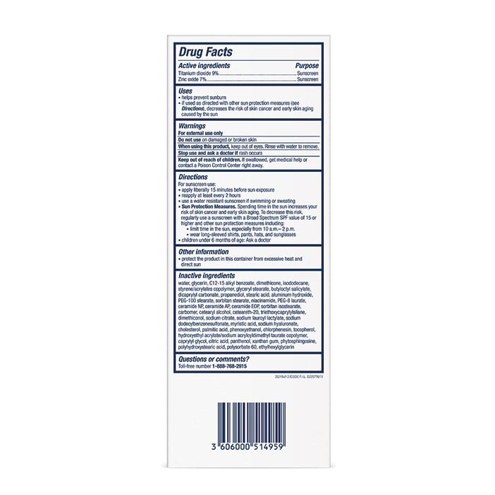 Hydrating Mineral Sunscreen SPF 50 Face Lotion