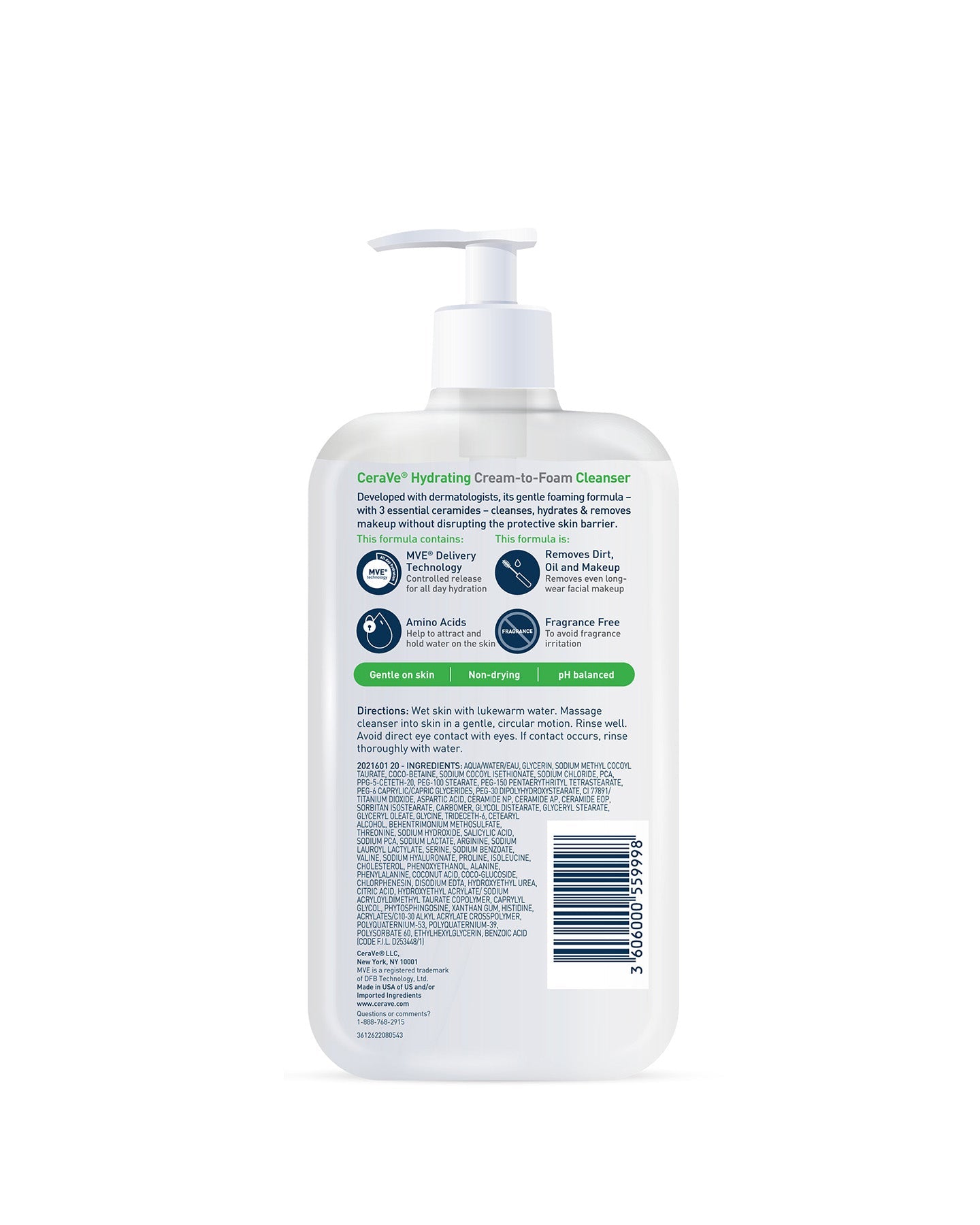 Hydrating Cream-to-Foam Cleanser